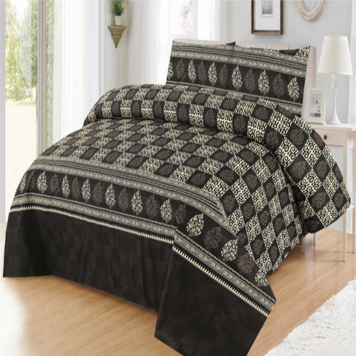Rahat Collection - 3 pcs King Size Bed Sheet Set
