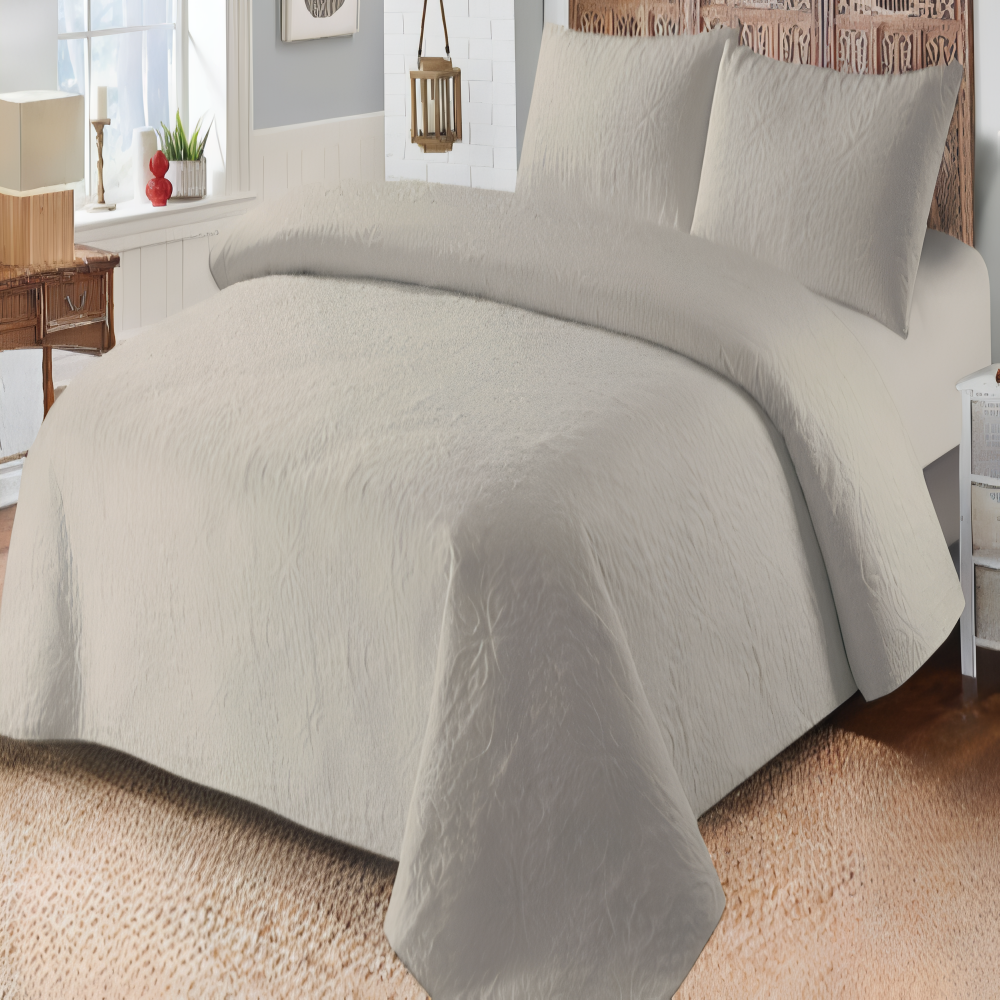 Sama Collection - 3 pcs Luxury Bed Spread Set – Egyptian Cotton Feel