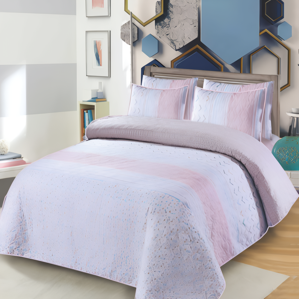 Star Collection - Luxury Bed Spread Set - 6 pcs