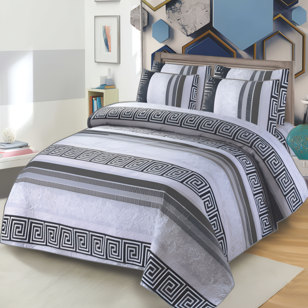 Star Collection - Luxury Bed Spread Set - 6 pcs