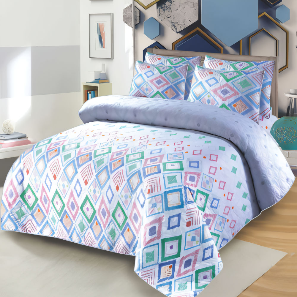 Star Collection - Luxury Bed Spread Set - 6 pcs