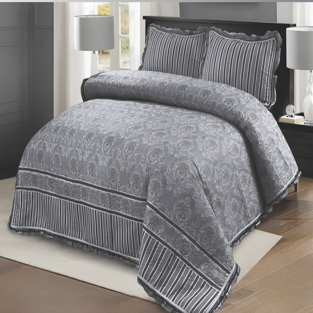 Haven Collection - 3 Pcs Fancy Bed Spread Set