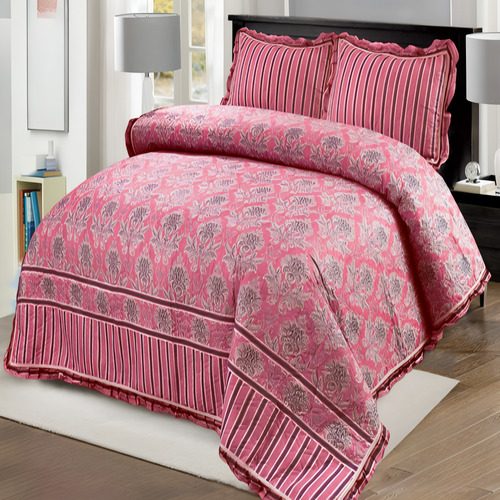 Haven Collection - 3 Pcs Fancy Bed Spread Set