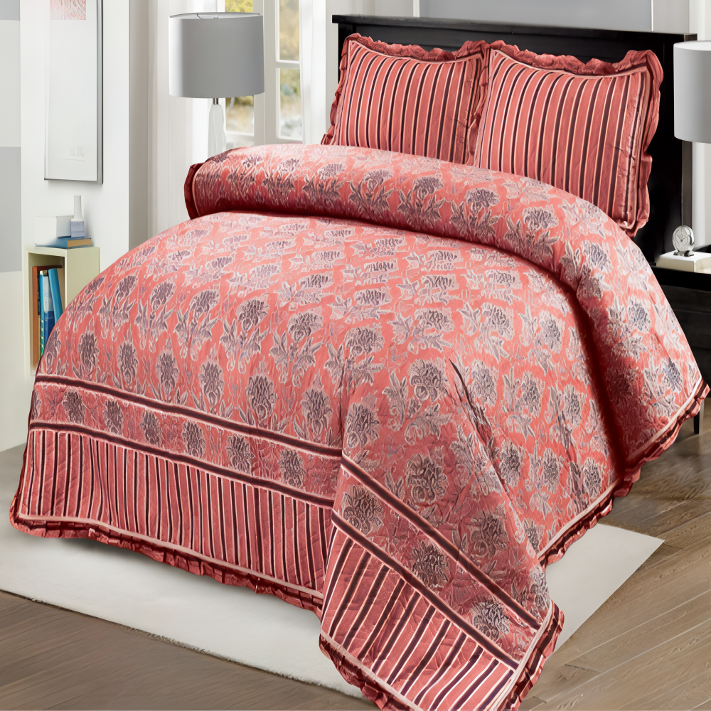 Haven Collection - 3 Pcs Fancy Bed Spread Set