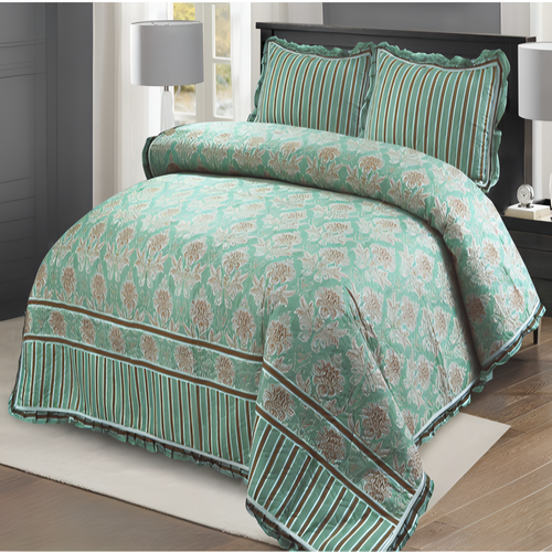 Haven Collection - 3 Pcs Fancy Bed Spread Set