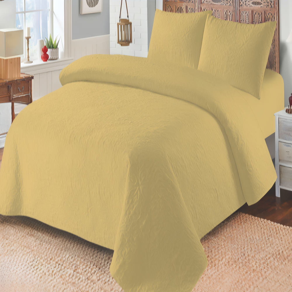Sama Collection - 3 pcs Luxury Bed Spread Set – Egyptian Cotton Feel