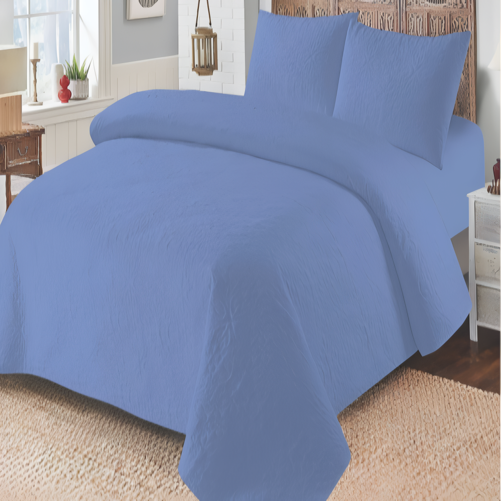 Sama Collection - 3 pcs Luxury Bed Spread Set – Egyptian Cotton Feel